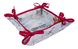 Хлібниця новорічна гобелен LimaSo "Снігова Казка" (Срібний люрекс), 20х20х8 см, Квадратна