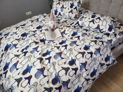 Постільна білизна фланель Комфорт текстиль Пінгві, Turkish flannel