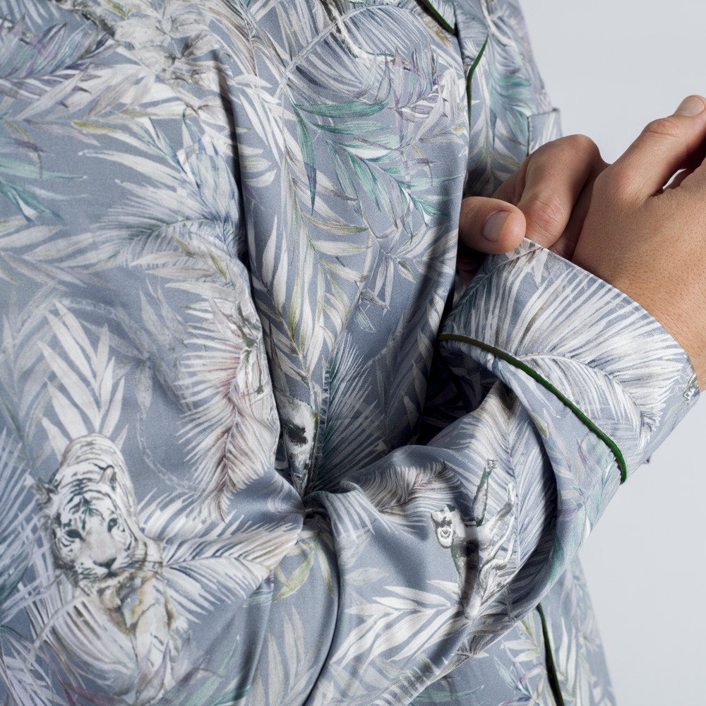 Піжама чоловіча сорочка зі штанами L1nk Studio HOMBRE DELHI, XL