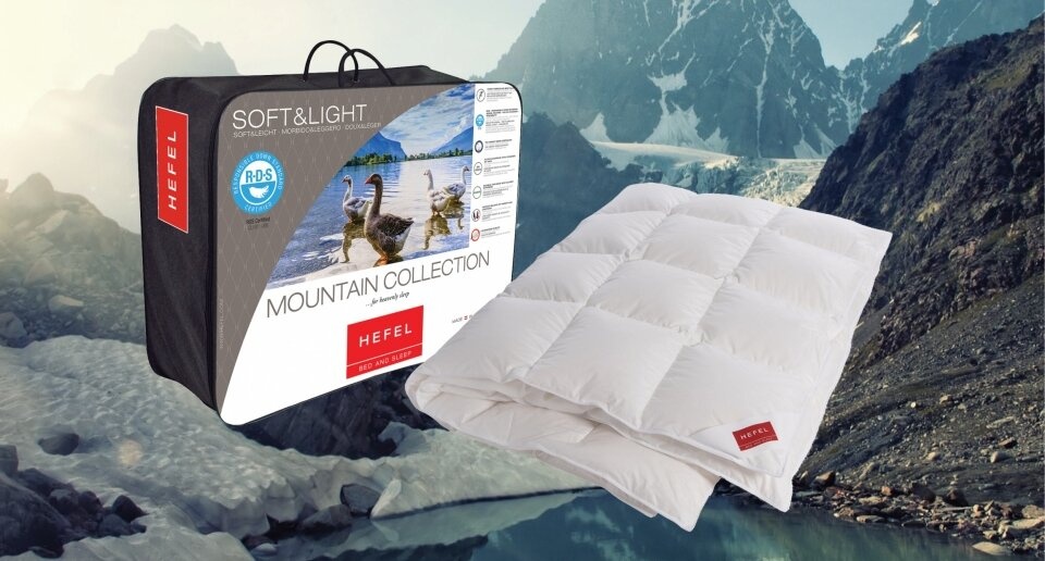 Одеяло пуховое Hefel Matterhorn 90/10 (SD) Летнее