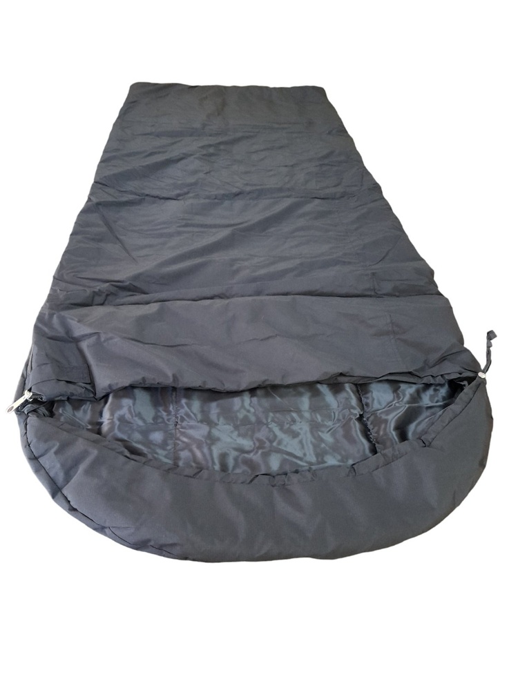 Одеяло-спальник Almira Mix трехсезонный с капюшоном, Односпальный, 80х195 см, 1500 г