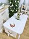 Новогодний наперон льняной LiMaSo с вышивкой "Рождественский венок" 3