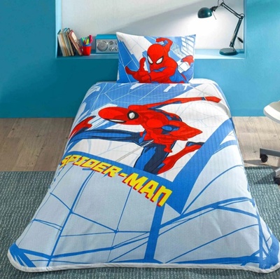 Летнее постельное бельё пике ТАС Spiderman Gate