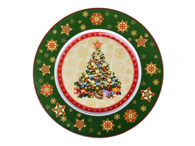 Новогодняя тарелка Lefard "CHRISTMAS COLLECTION" 21СМ