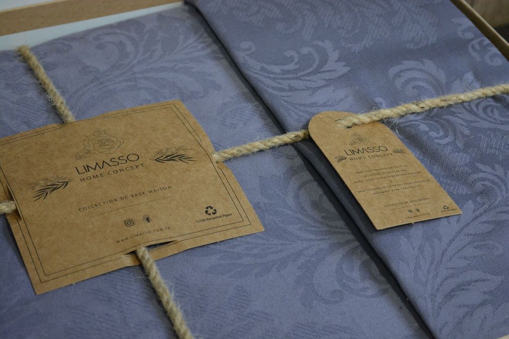 Постельное белье Limasso Jacquard Ranforse Hoten Grey