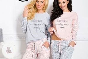 Стильные польские пижамы Taro интернет-магазин Постелька