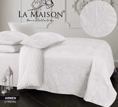 Постельное белье вареный хлопок с вышивкой La Maison Armen crystal