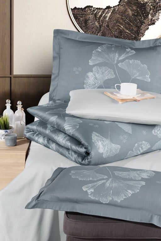 Постельное белье сатин люкс First Choice Sofira Indigo