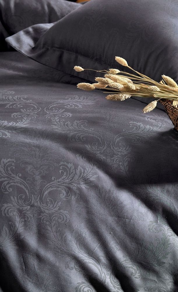 Постельное белье Limasso Jacquard Ranforse Hoten Grey