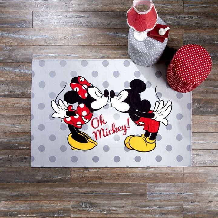 Килимок в дитячу кімнату TAC Disney Minnie&Mickey Love