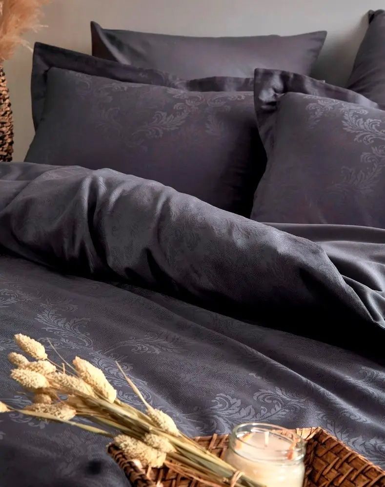 Постельное белье Limasso Jacquard Ranforse Hoten Grey