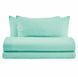 Італійська постільна білизна льон Biancoperla Niagara Acqua 1