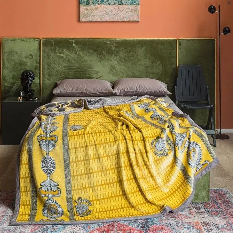 Плед микрофибра Home Textile Gold