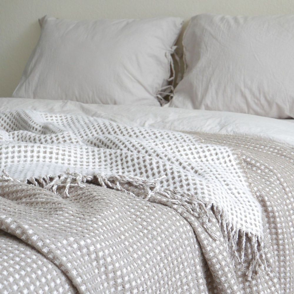 Покрывало LA MODNO COSY BEIGE-ECRU