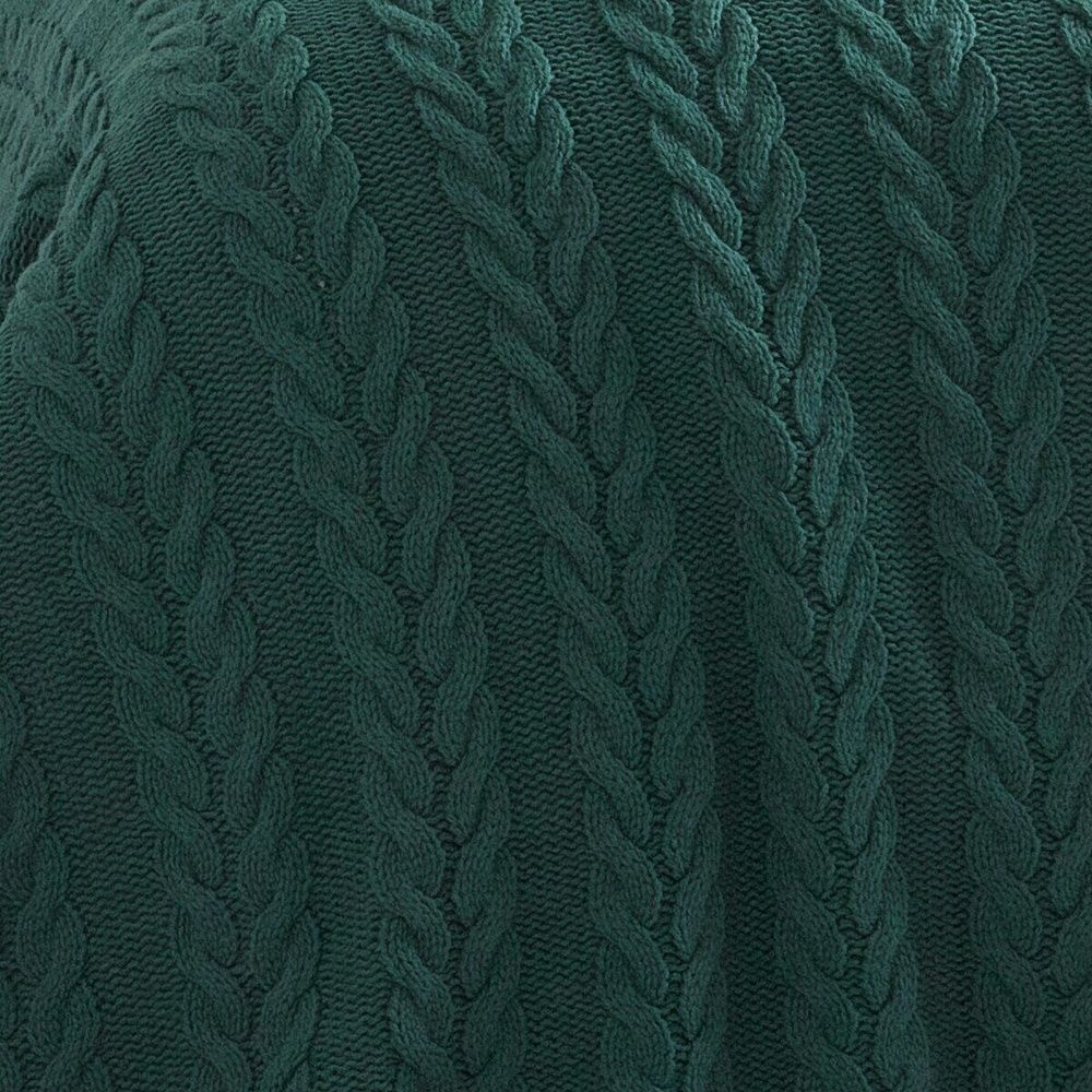 Вязаный плед Betires BREMEN DARK GREEN