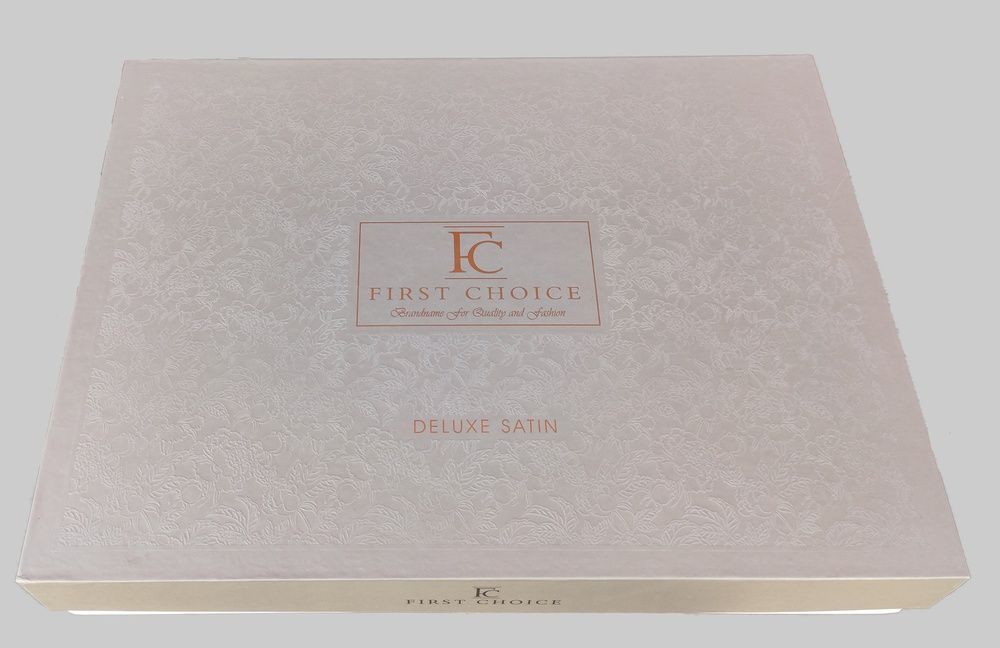 Постельное бельё сатин Де Люкс First Choice NOVEL LINE S. KAHVE