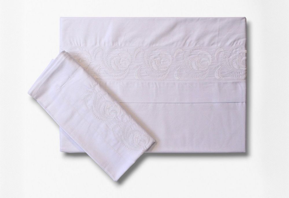 Постельное белье сатин люкс с вышивкой Issimo Home Embroidered Clare (300 TC)