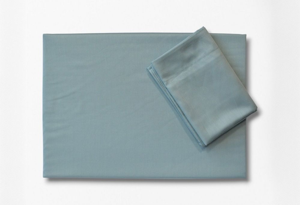 Постільна білизна сатин люкс Issimo Home Simply Satin Mint Blue