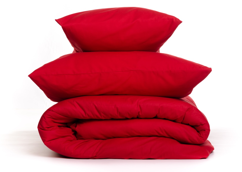 Комплект постельного белья Antoni Ранфорс Premium Бязь Красный Евро 200х220