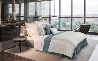 Італійська постільна білизна Signoria Firenze Jacquard Barolo 500TC