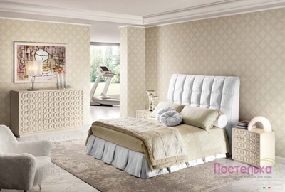 Подзор для ліжка Almira Mix Modern №3 Складки великі (МС-3) білий