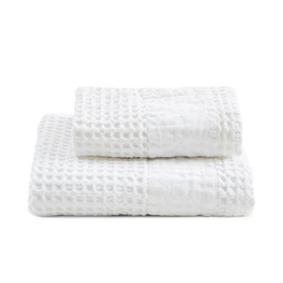 Вафельні рушники преміум Biancoperla Milano White