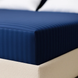 Простирадло натяжне Сатин Boston Royal Blue Stripe 2