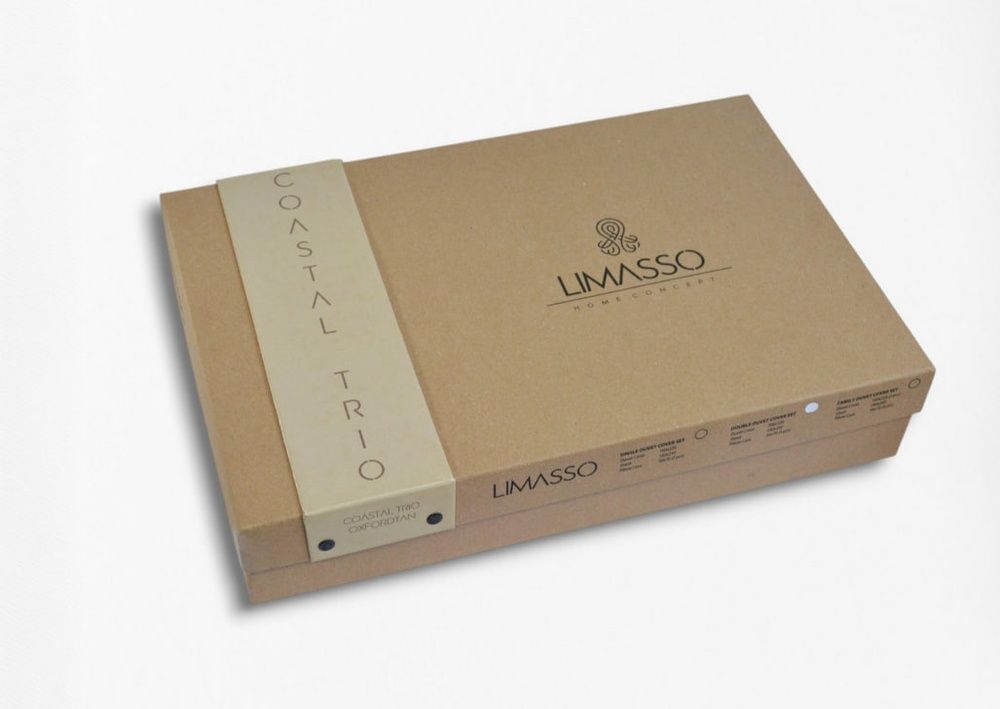 Постільна білизна бавовна Limasso Coastal Trio Oxford Tan