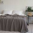 В'язаний плед LaModno WoolCotton Balance Mink
