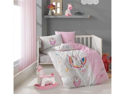 Постільна білизна в ліжечко Clasy Baby Ranforce Pony