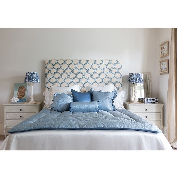 Шелковое покрывало Gingerlily Coral Fern Silk Eiderdown - Blue