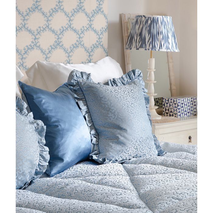 Шелковое покрывало Gingerlily Coral Fern Silk Eiderdown - Blue