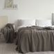 В'язаний плед LaModno WoolCotton Balance Mink 5