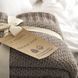 В'язаний плед LaModno WoolCotton Balance Mink 9