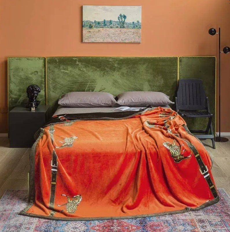 Плед микрофибра Home Textile Dark Yesil