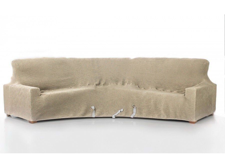 Чохол на кутовий диван Nueva Textura Glamour Beige Rinconera