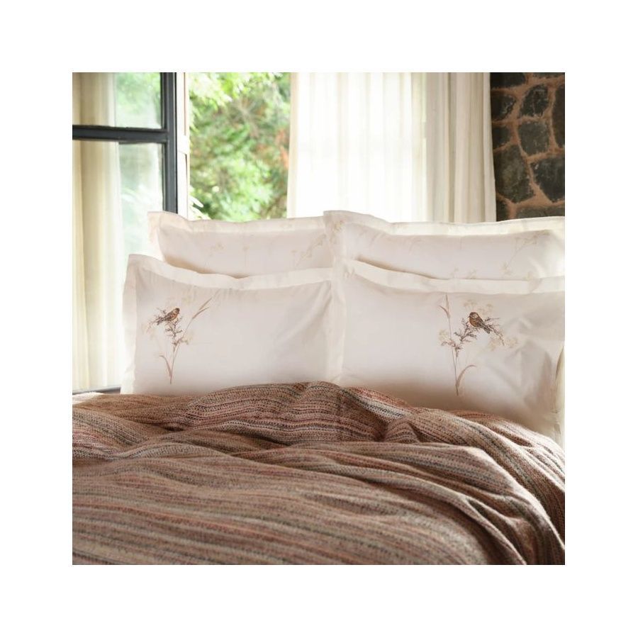 Постільна білизна Karaca Home - Birdy kahve кофе pike jacquard