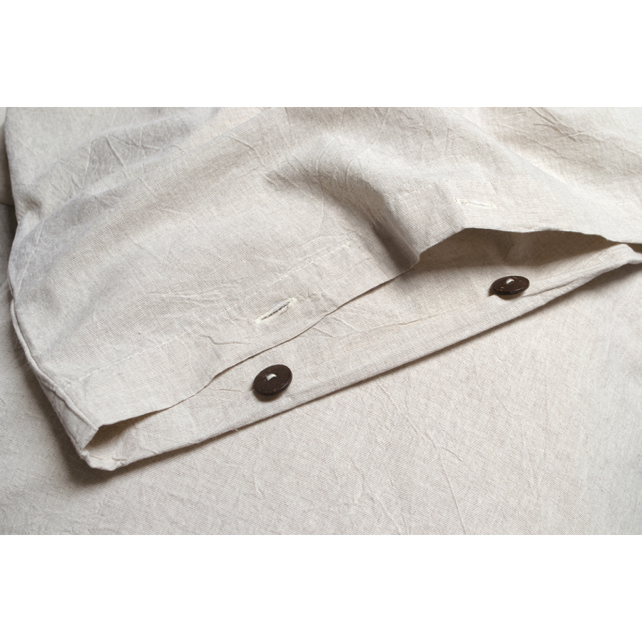 Простынь с наволочками Lotus Home Washed Cotton - Kahve-bej