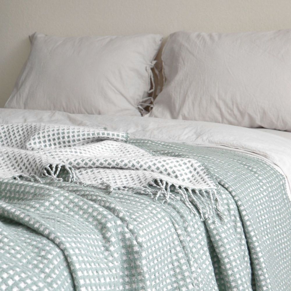 Покривало LA MODNO COSY GREEN-ECRU