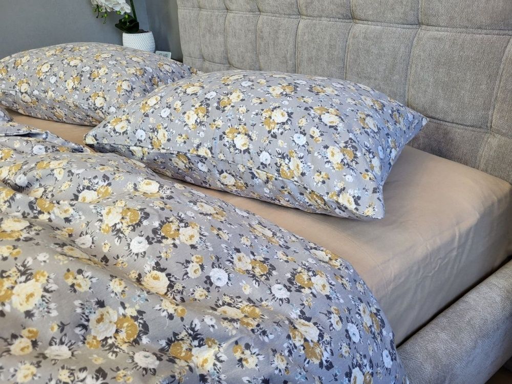 Постільна білизна фланель Комфорт текстиль Фансі/беж, Turkish flannel