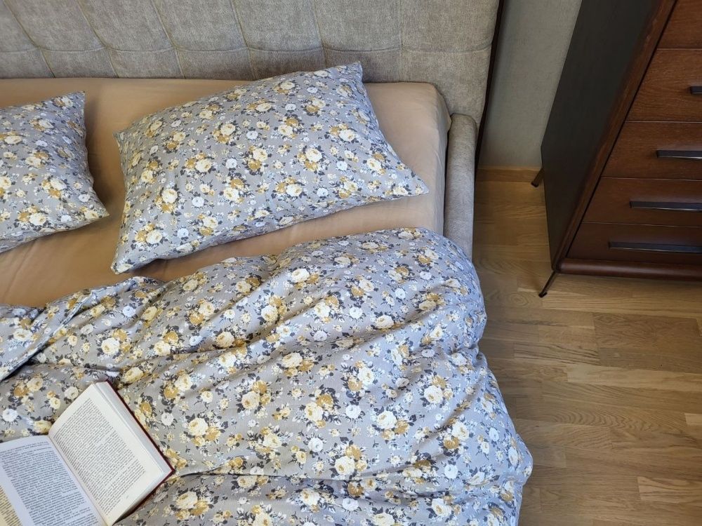 Постільна білизна фланель Комфорт текстиль Фансі/беж, Turkish flannel