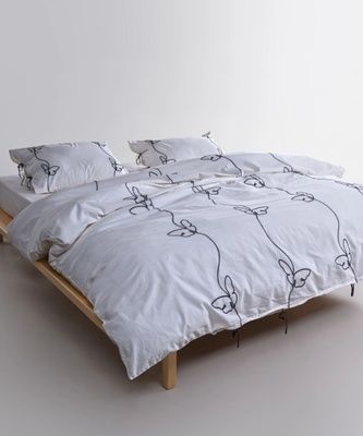 Постельное белье вареный хлопок Limasso Butterfly Snow White