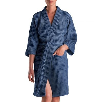Халат вафельний преміум Biancoperla Milano Sole Lavagna