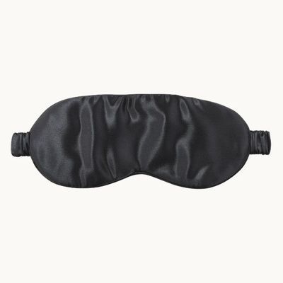 Маска для сну з натурального шовку mulberry Gingerlily Black, Чорний, Маска для сну