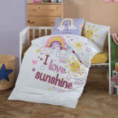 Постільна білизна в ліжечко Clasy Baby Ranforce Sun Love