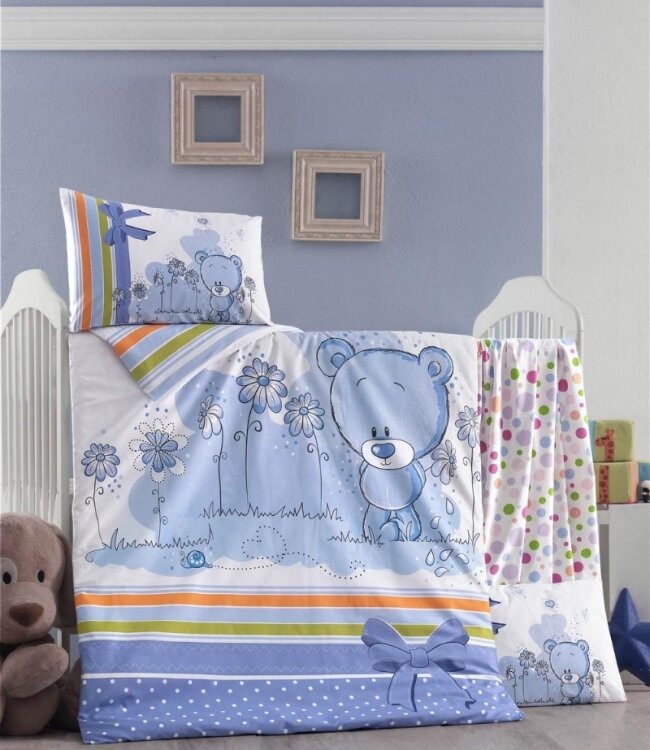 Комплект постельного белья для младенцев Victoria Ранфорс Bear