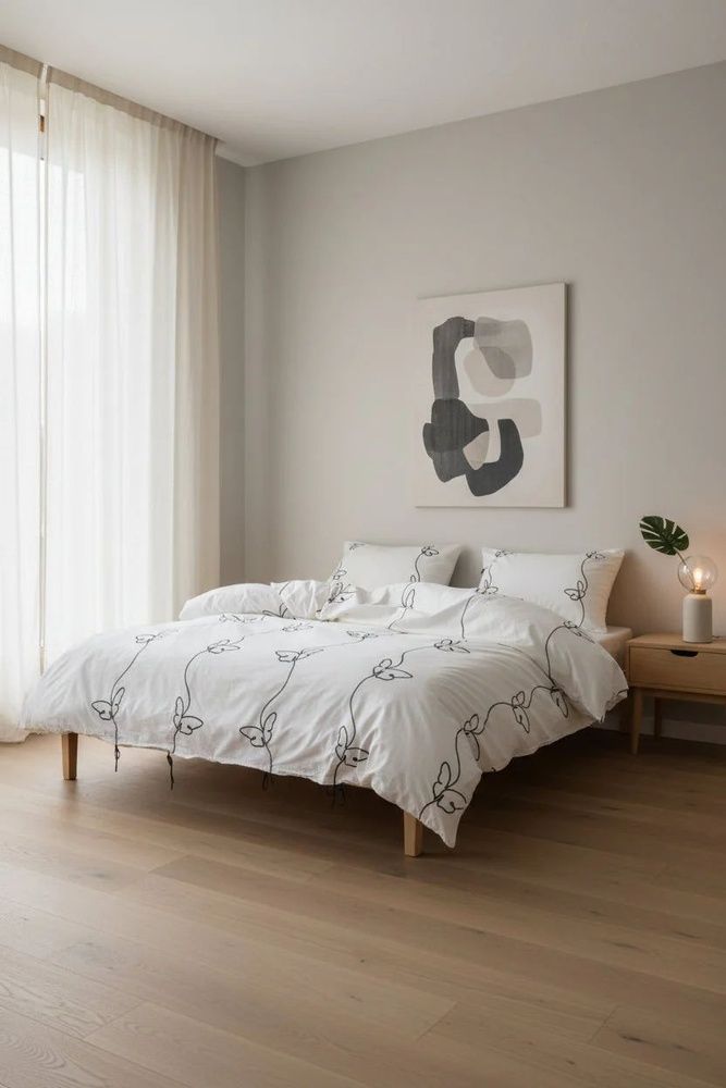 Постельное белье вареный хлопок Limasso Butterfly Snow White