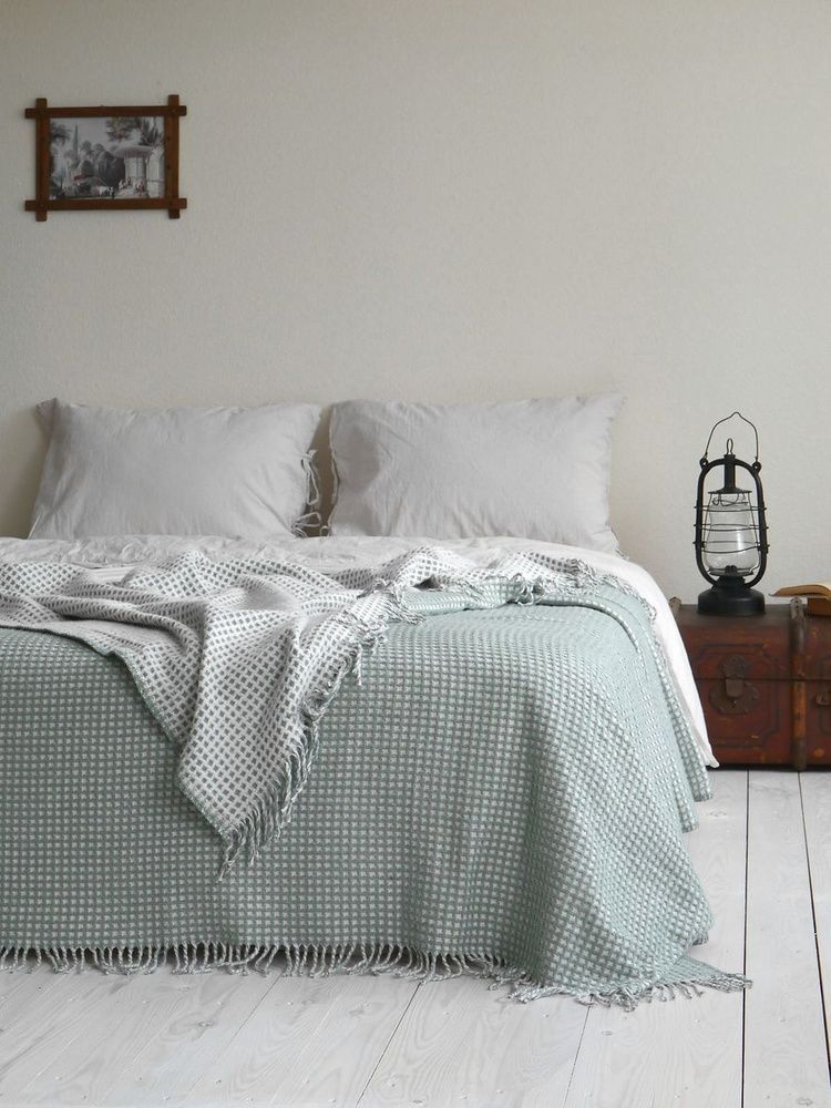 Покривало LA MODNO COSY GREEN-ECRU