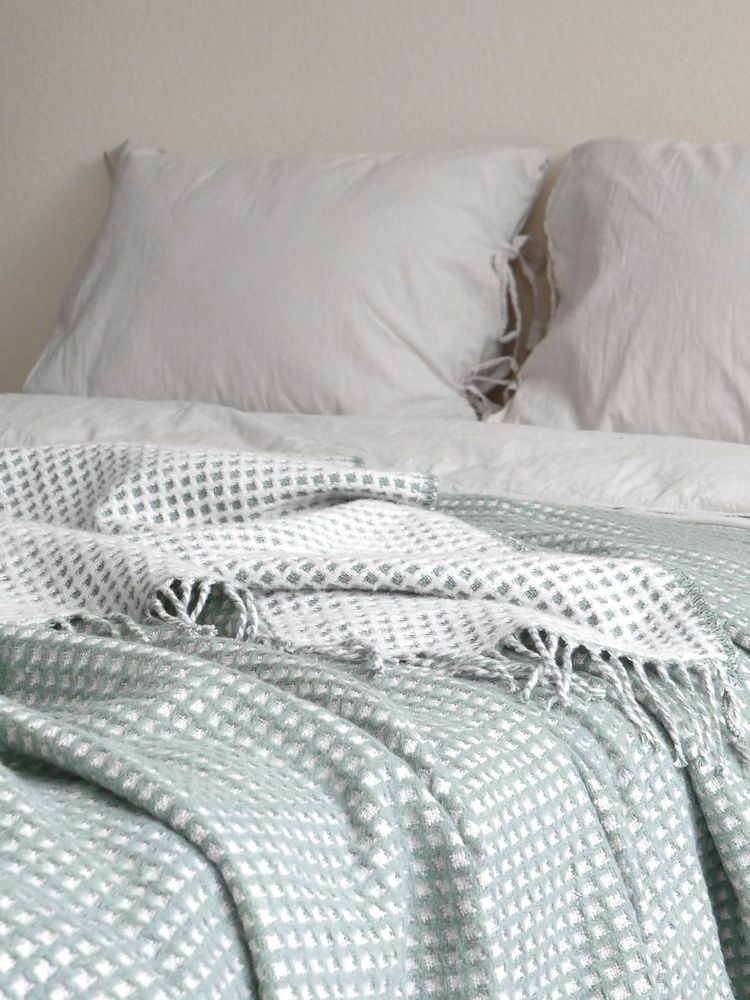 Покривало LA MODNO COSY GREEN-ECRU