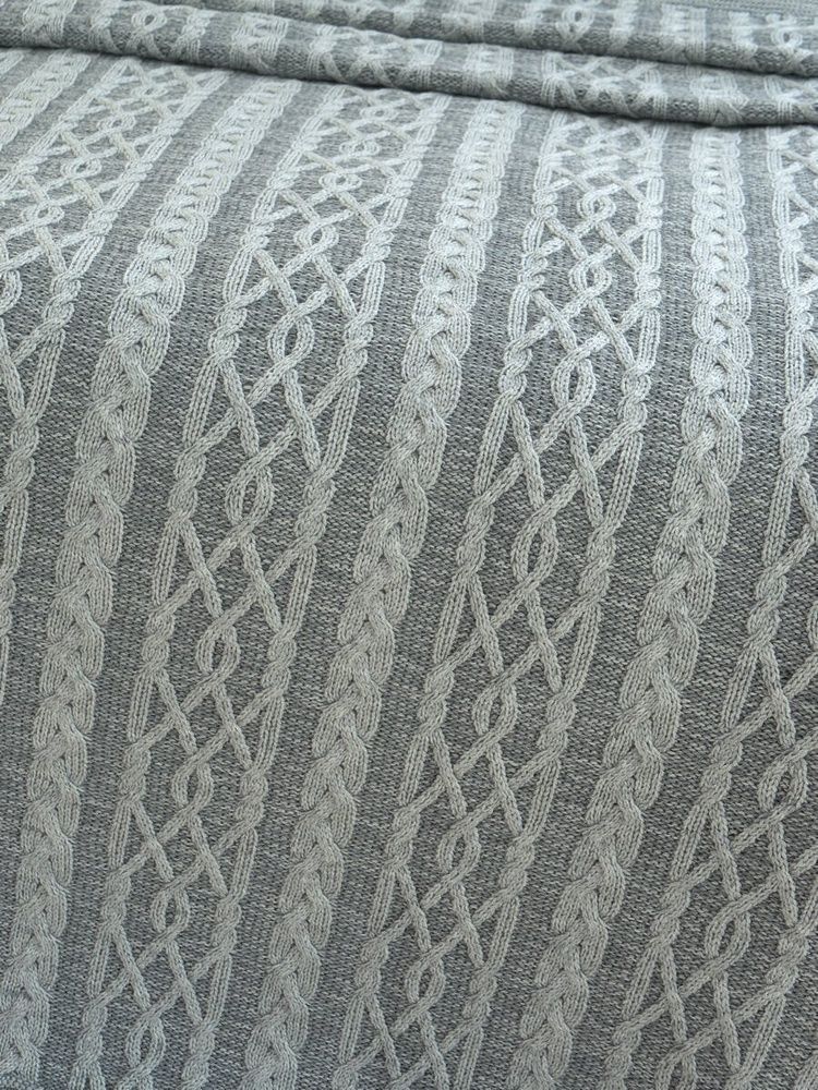 Вязаный плед Betires DOLCE GREY